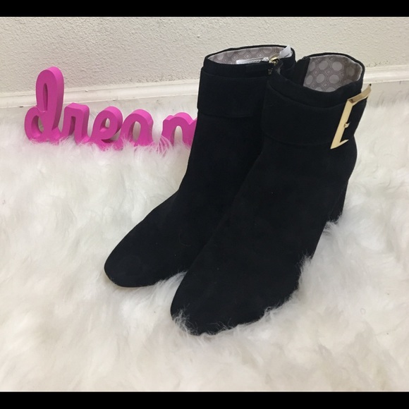 Louise et CieBlack Bootie with Gold Buckle - Picture 4 of 8